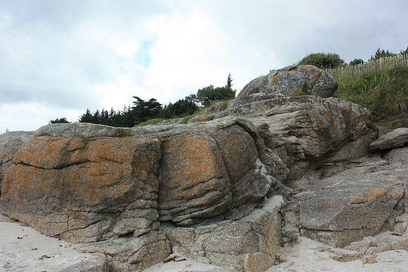 布列塔尼洛基海岸度假胜地Finistère法国