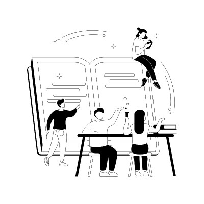 学习抽象概念矢量图。