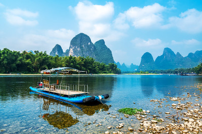 桂林漓江美丽的风景