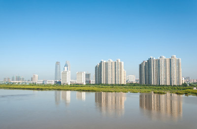 松花江和哈尔滨市