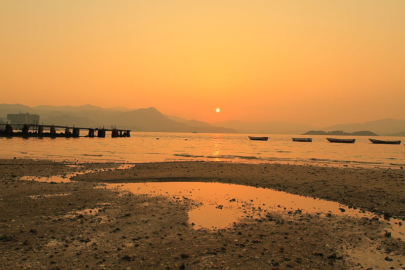 马鞍山的海岸线