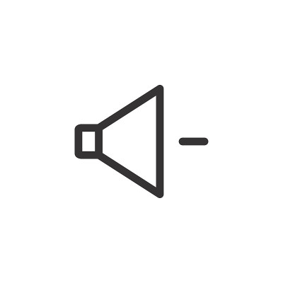声音图标矢量插图