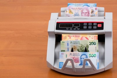 墨西哥比索在计数机里
