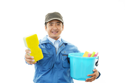 男性的清洁服务
