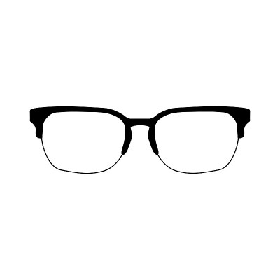 Glasses icon sign