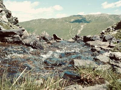 夏季高山景观