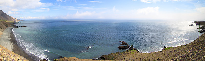 冰岛东岸峡湾。