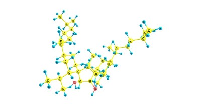 二蓬分子结构孤立于白色