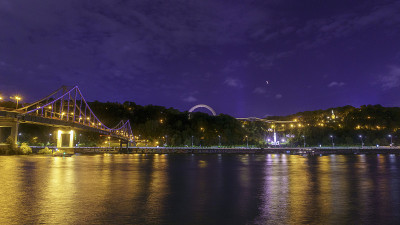 基辅市中心夜景