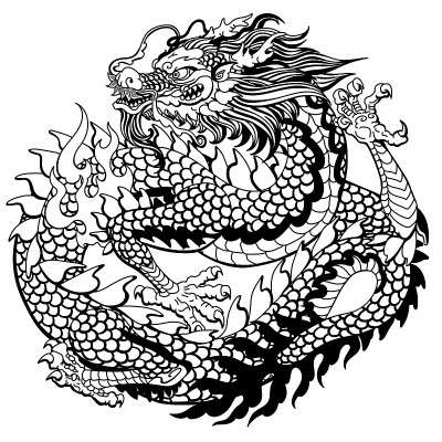 传统中国龙或东亚龙