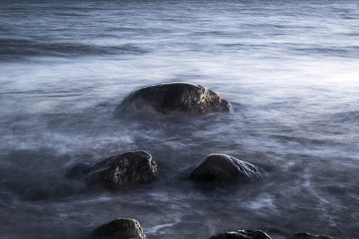 日落海滩