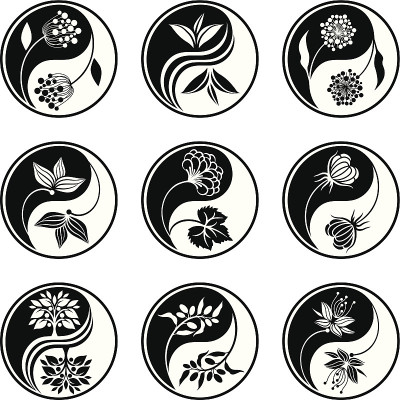 阴阳印花