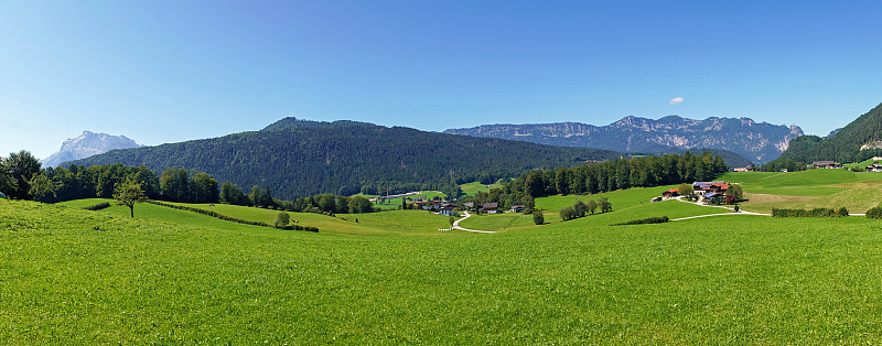 贝希特斯加登阿尔卑斯山全景