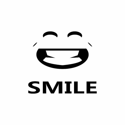 Smile icon  vector template