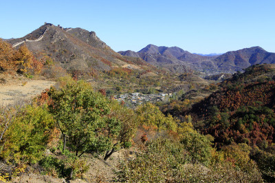 中国长城的建筑风景