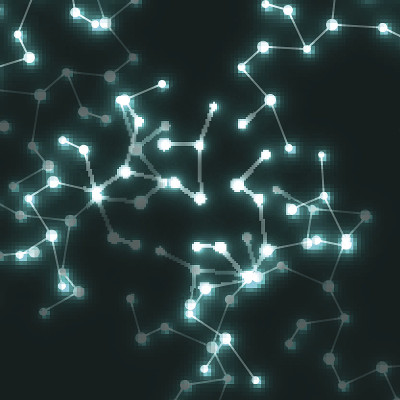 DNA分子结构发光背景。矢量插图。Eps10