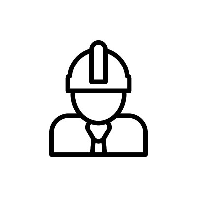 建筑师，建筑工人图标-向量