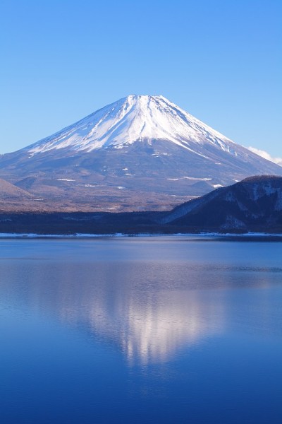 冬天的富士山