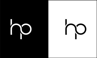 HP,PH抽象字母标志组合