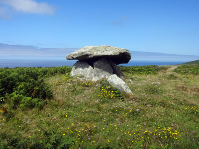英国康沃尔郡Pendeen附近的Chun Quoit