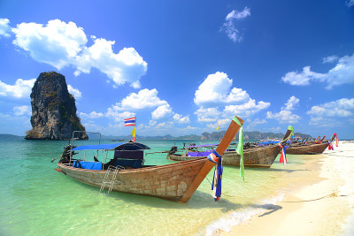 Kho Poda在泰国甲米