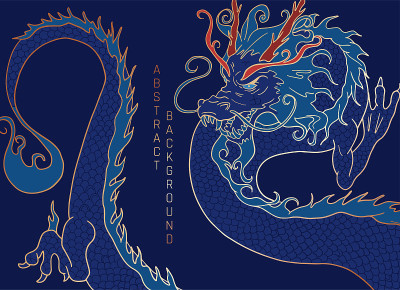 绘龙插图