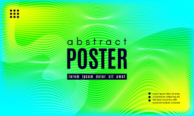 Wave Abstract Background with Color Fluid Shapes.