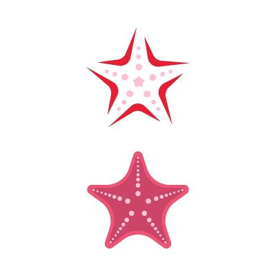 海星鱼图标模板向量