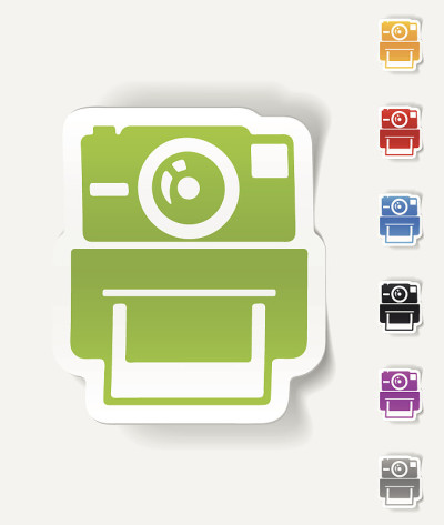 现实的设计元素。老photocamera