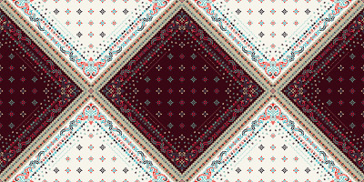 Seamless pattern based on ornament paisley Bandana