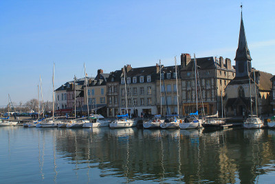 法国honfleur的Vieux bassin