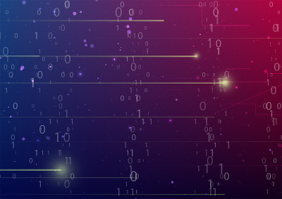 抽象虚拟数字流