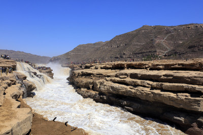 中国黄河壶口瀑布风光