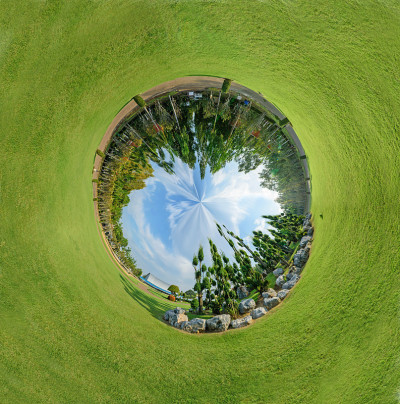 环形公园全景图