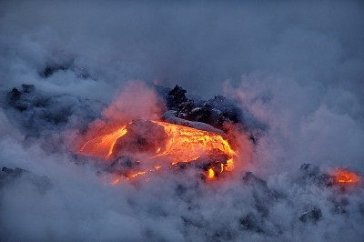 夏威夷火山喷发