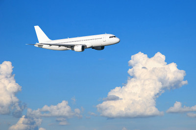 空客在飞行中