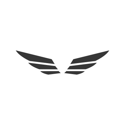 翅膀图标标识设计矢量模板