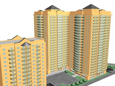 三维模型建筑