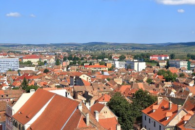 Sibiu Hermannstadt古城，特兰西瓦尼亚，罗马尼亚