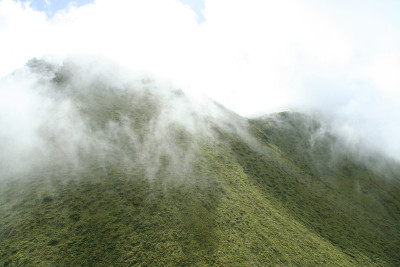 法国马提尼克岛的贝利山。