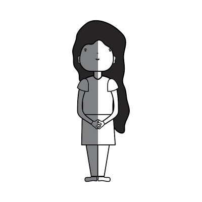 轮廓美女的发型设计