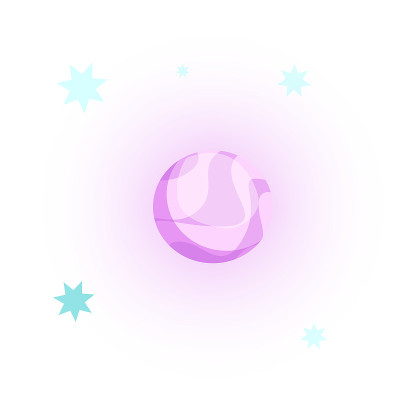 海王星和恒星