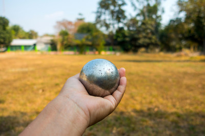 Petanque球，有趣和放松的游戏