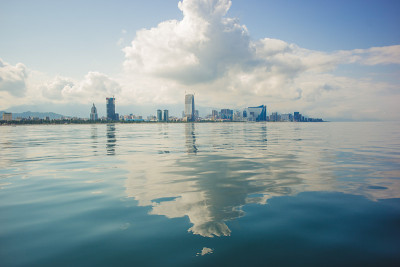 巴统,格鲁吉亚。巴统海景。