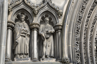 St Giles Cathedral Church Facade, Royal Mile;爱丁堡