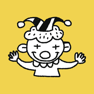 涂鸦的小丑