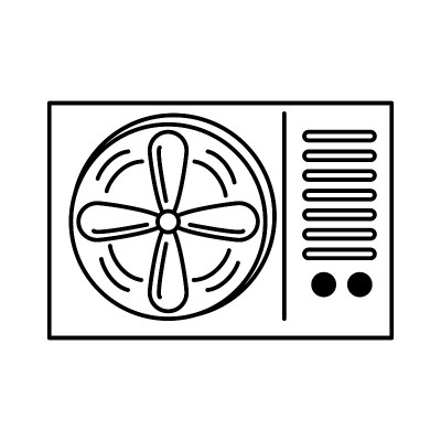 空调隔离图标