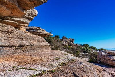 El Torcal de Antequera, Andalusia, Spain，在Antequer