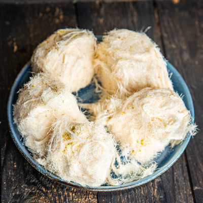 皮斯马尼亚棉花糖土耳其糖果坚果开心果甜点甜点小吃复制太空食品背景