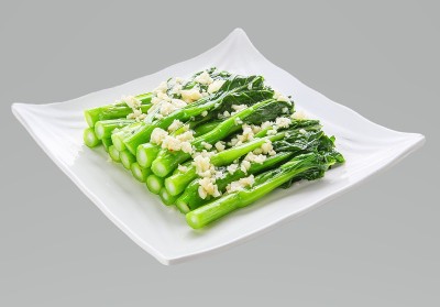 油炸水煮新鲜蔬菜中国菜食谱